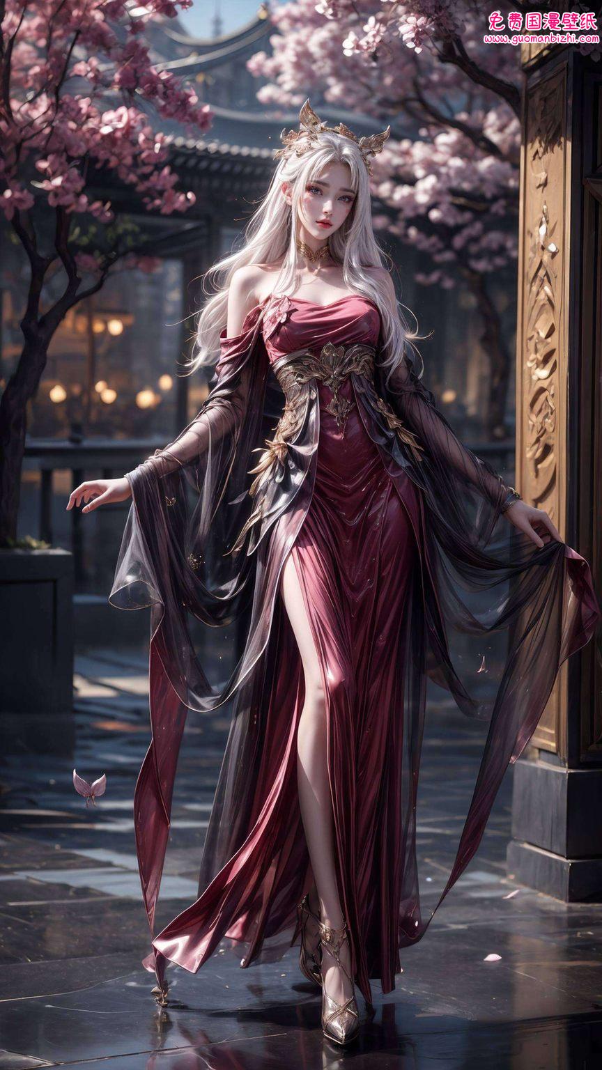 这位来自玄幻世界的国漫女神以她的娇美身姿和狐族神秘