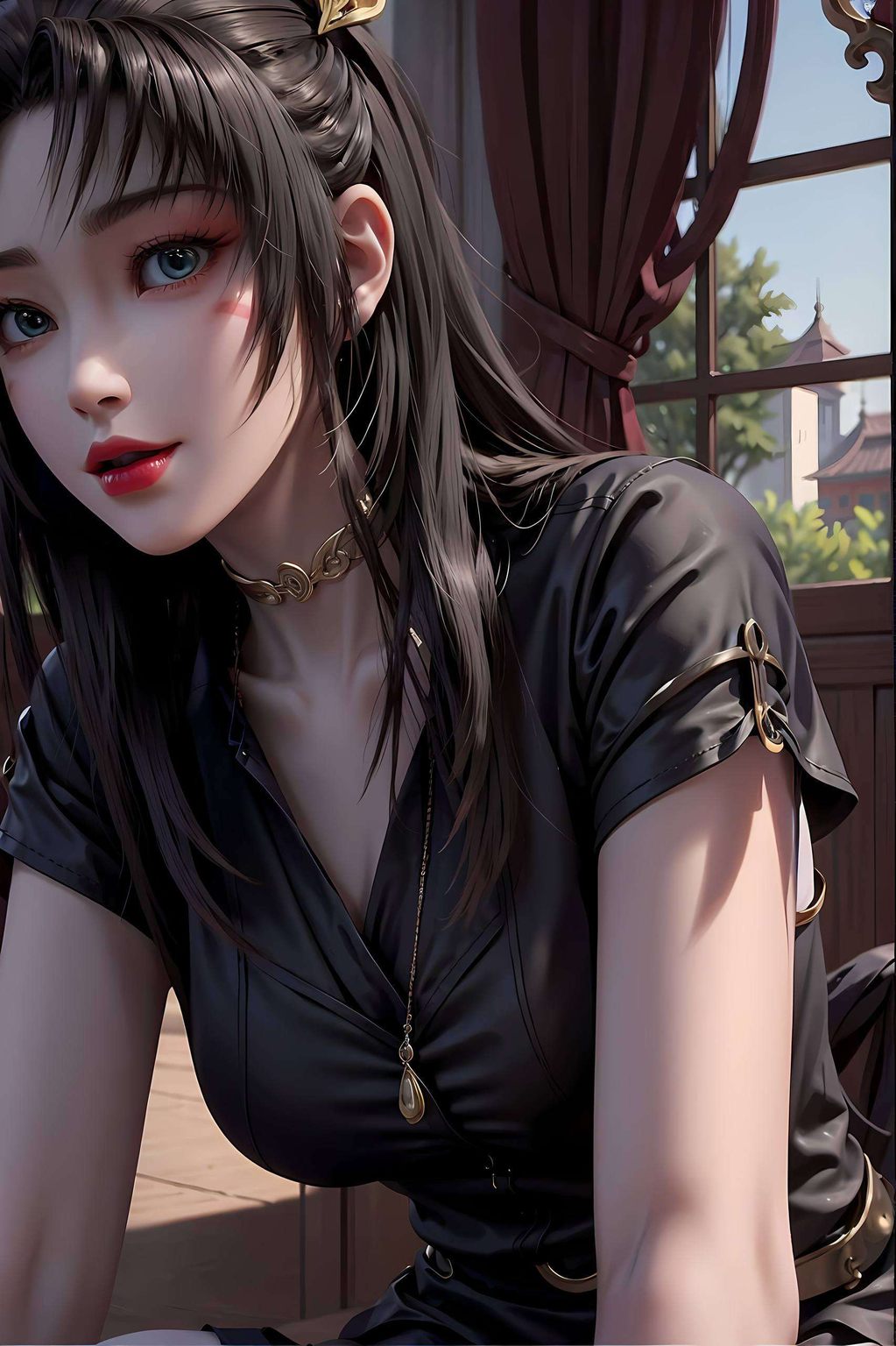 我可是最受欢迎的天狐仙子哦~ 紫色壁纸护眼谁看谁心动!快来感受一下我的小可爱、小调皮吧