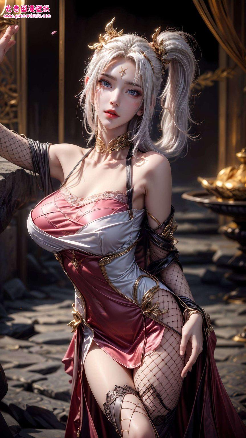 她可是从完美世界穿越而来的国漫女神呢！这壁纸上的她眼神狡黠又迷人