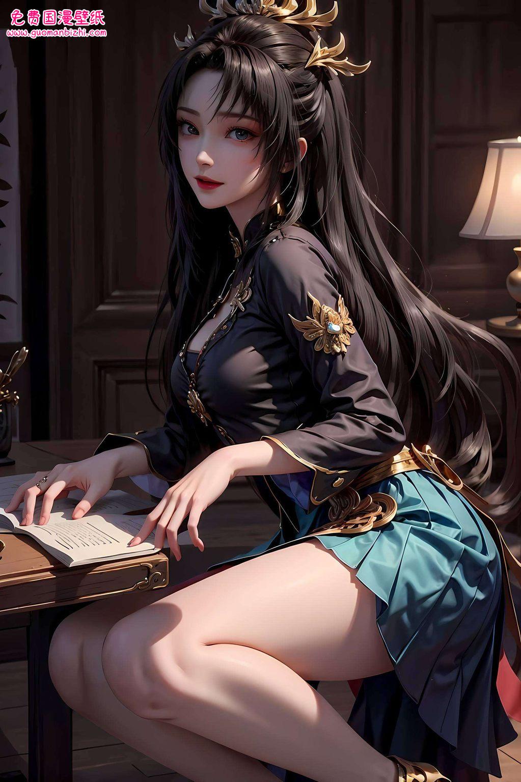 在这绚烂的动漫世界里她身姿曼妙