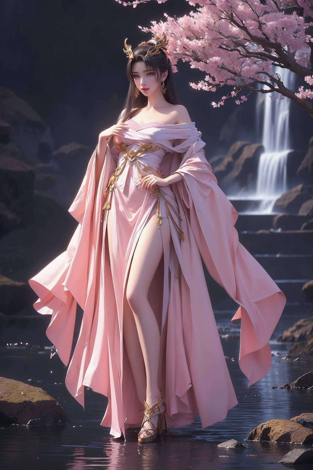 她的故事便在星空下缓缓铺展天狐仙子