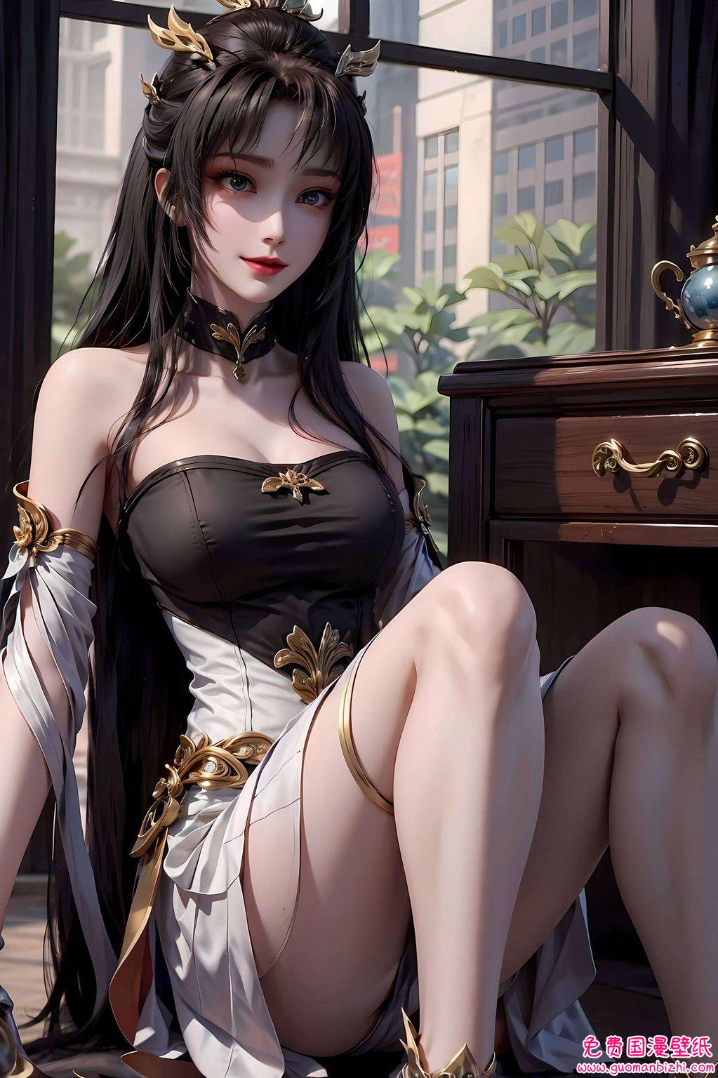 她是国漫中的绝世美女她的每一次眨眼都如星辰般熠熠生辉