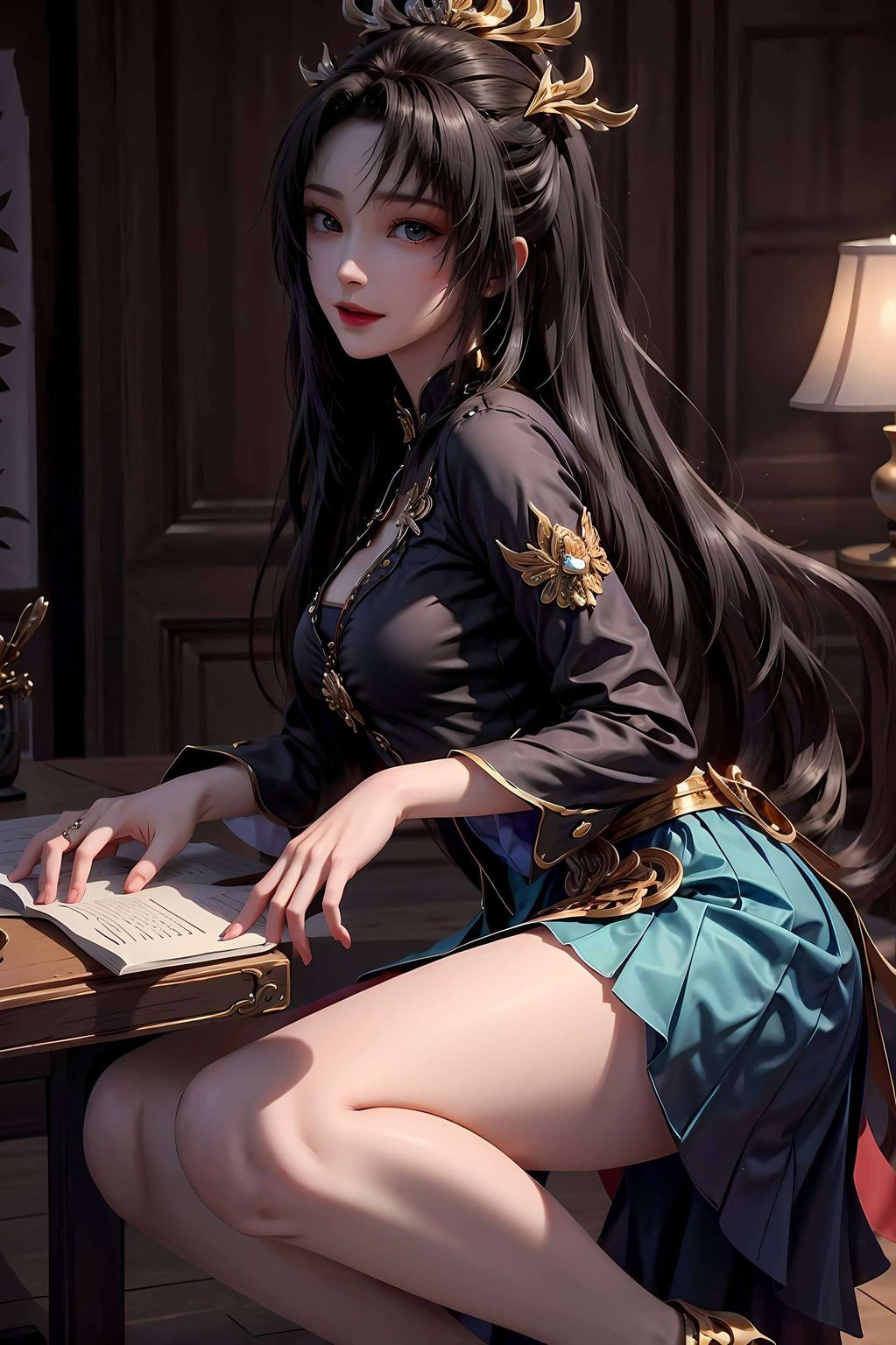 她的壁纸将每一次眼神流转都化为永恒