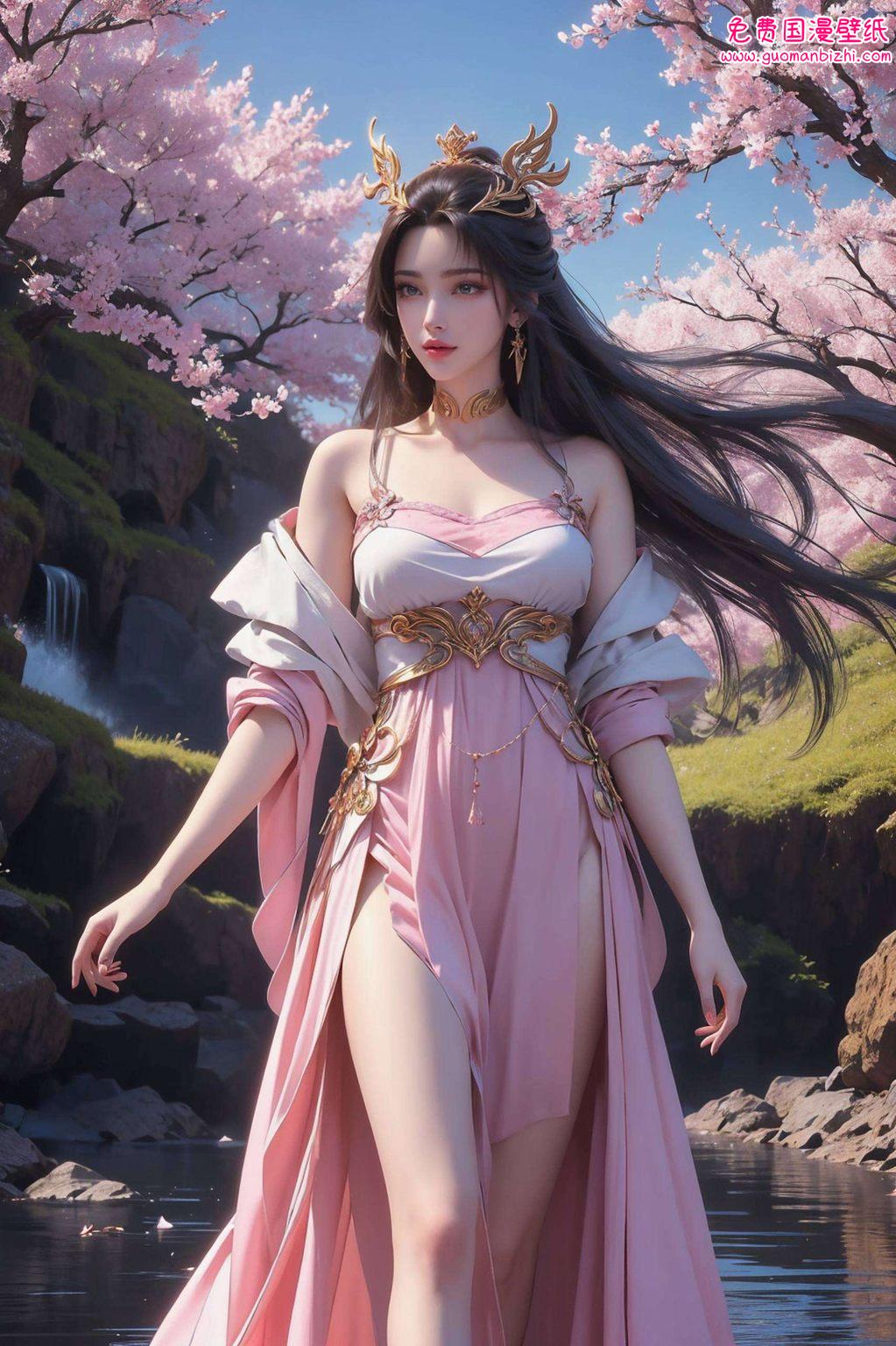 这份天狐仙子的漫画图片壁纸每一次挥舞着幻化的尾巴