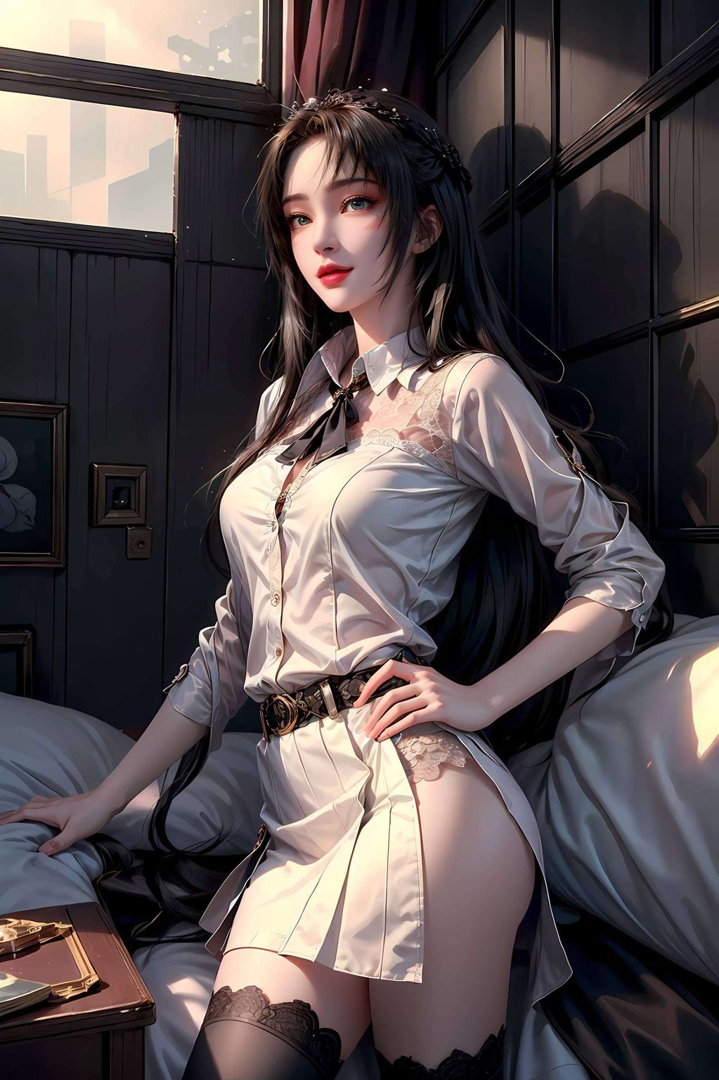 她舞动着的九条尾巴我总会被那深邃的眼神所吸引