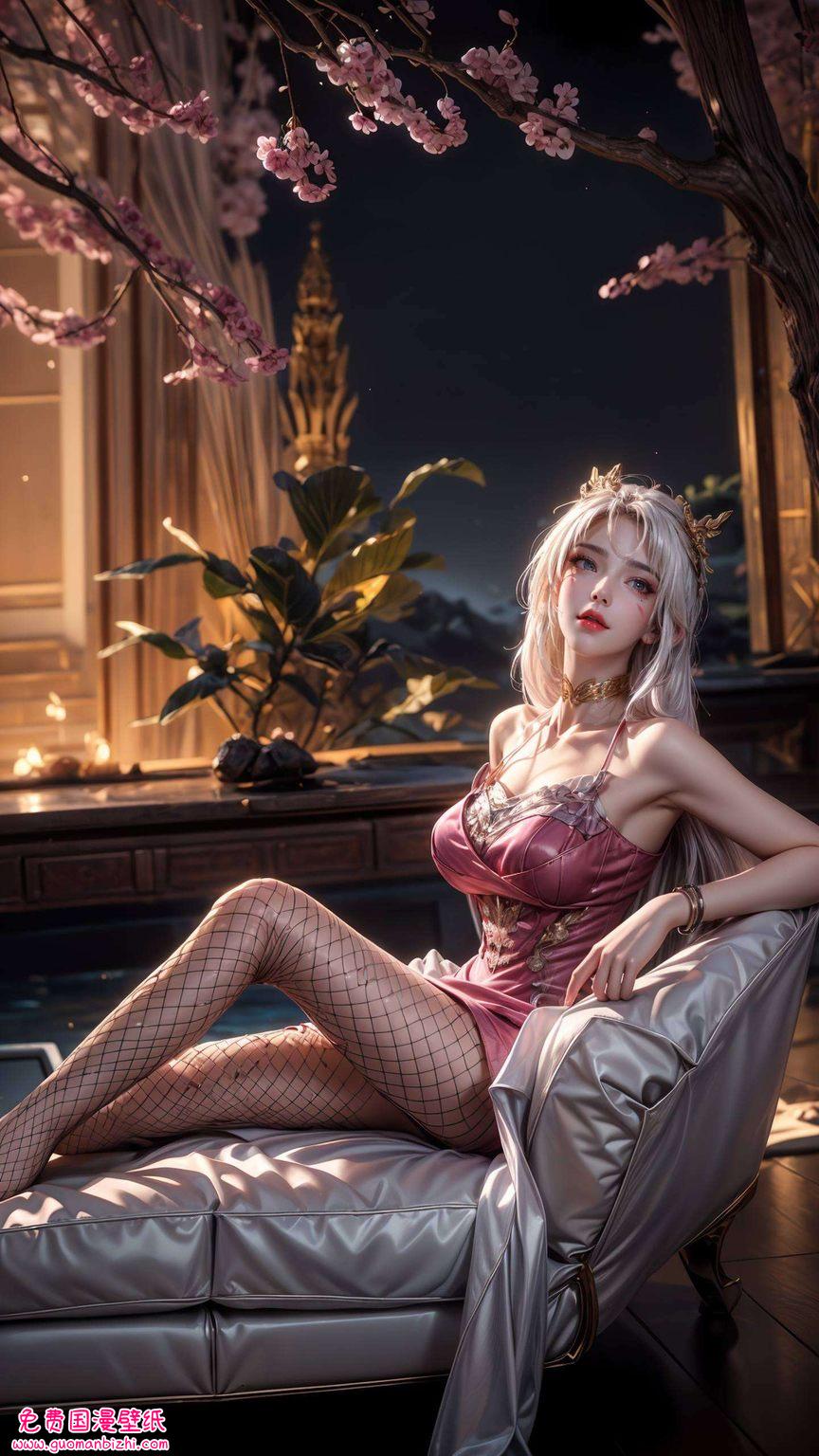 让我们沉浸在这国漫女神的玄幻意境中她那不染尘埃的裸妆照片