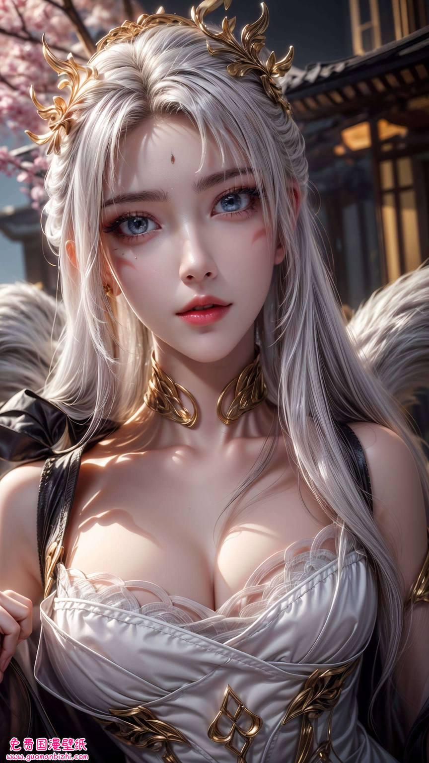 又是动漫美女的极致演绎她那狐媚妖娆