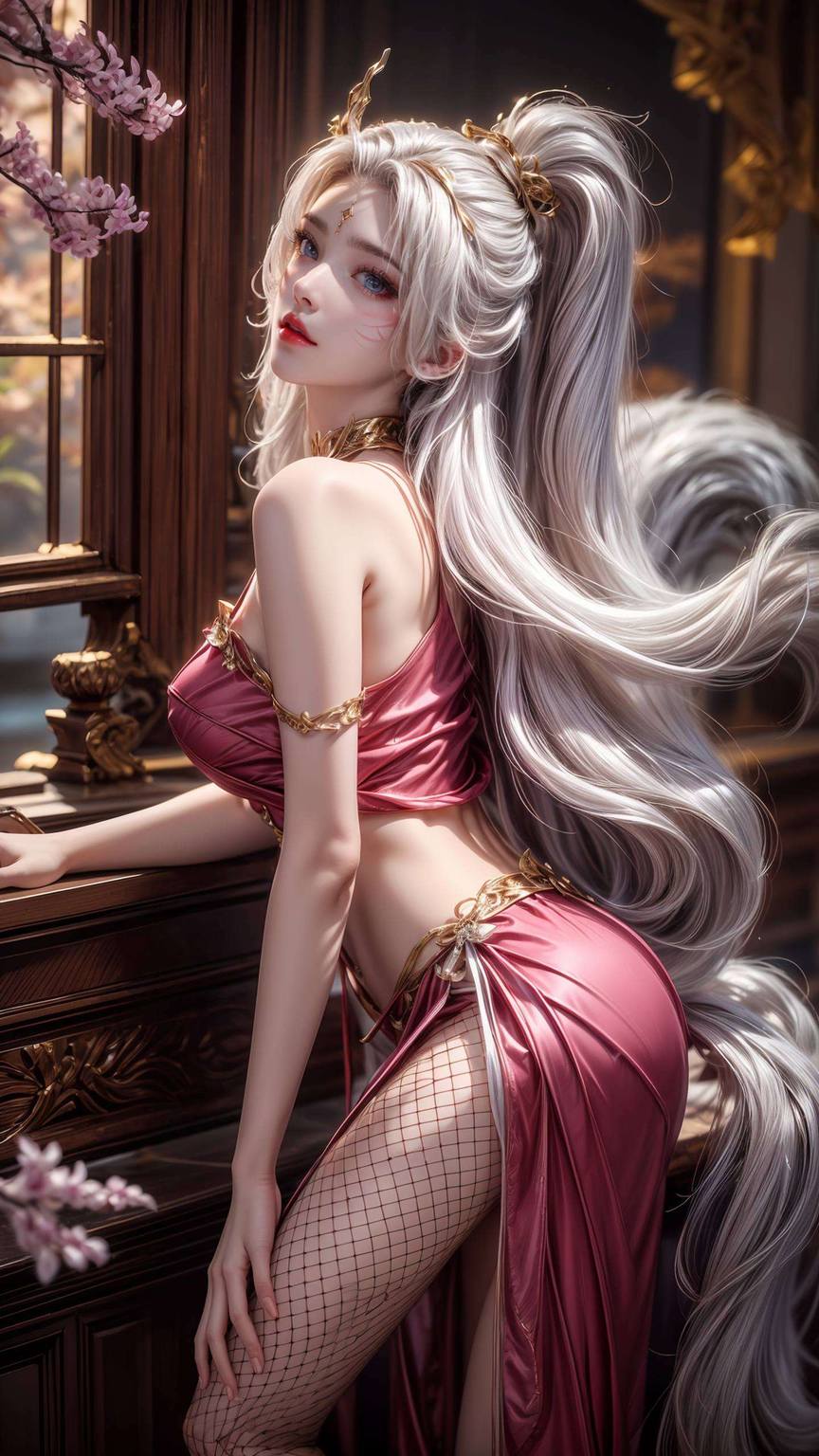 动漫女神之美跃然屏上今日为君介绍一款AI创造的极简壁纸