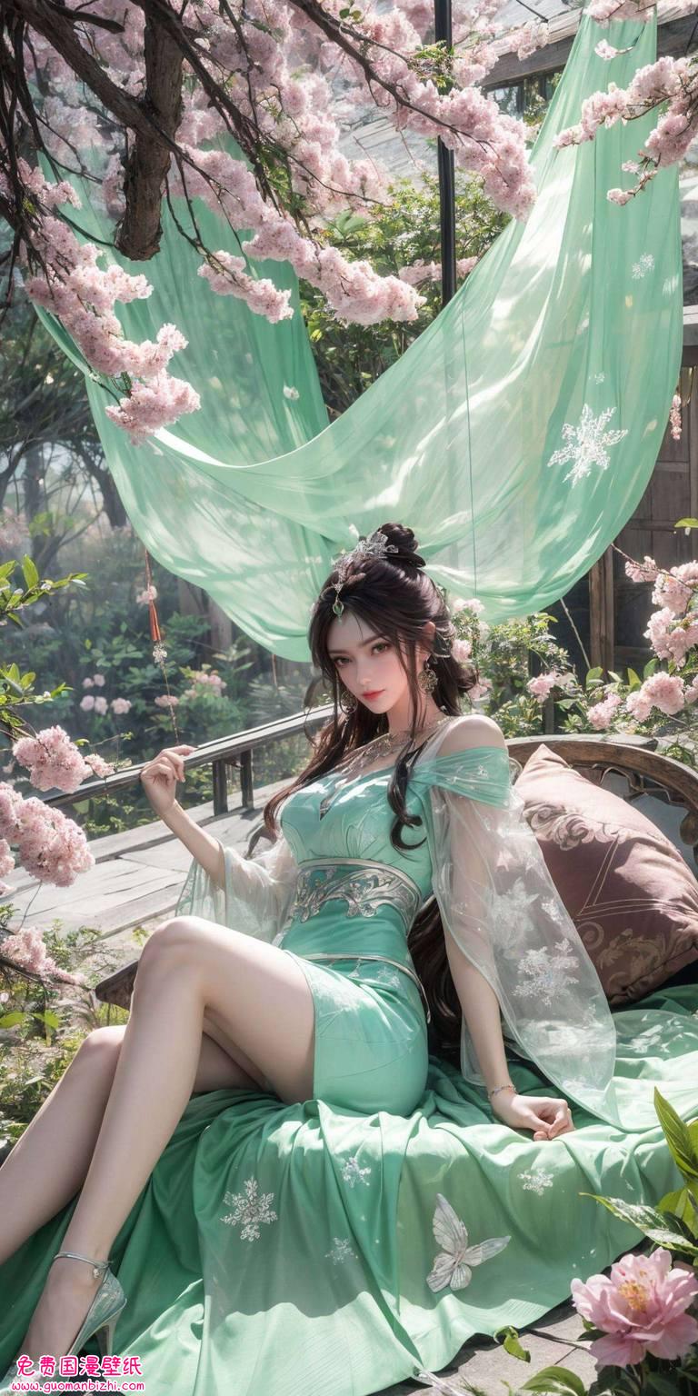 如同完美世界中走出的国漫女神尽在这一张张叶倾仙的美图之中