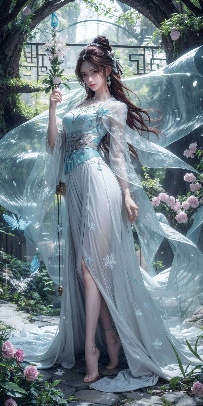 细腻描绘出她每一丝仙气她的壁纸