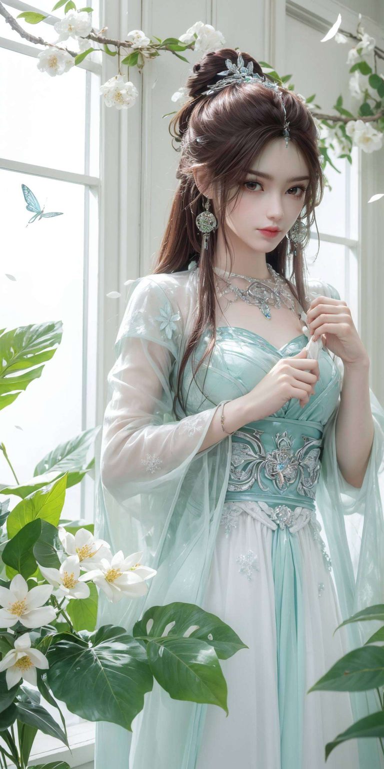 融合了完美世界的玄幻色彩这款叶倾仙比基尼泳装壁纸