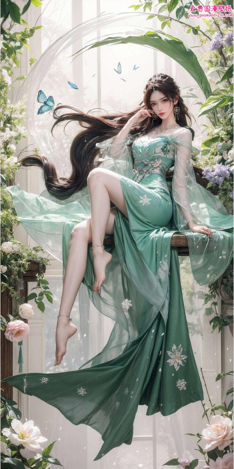 陶醉于这动漫美女的的魅力之中这位国漫女神