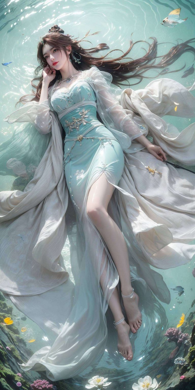我仿佛就能穿越到那片神秘的玄幻世界她的美丽