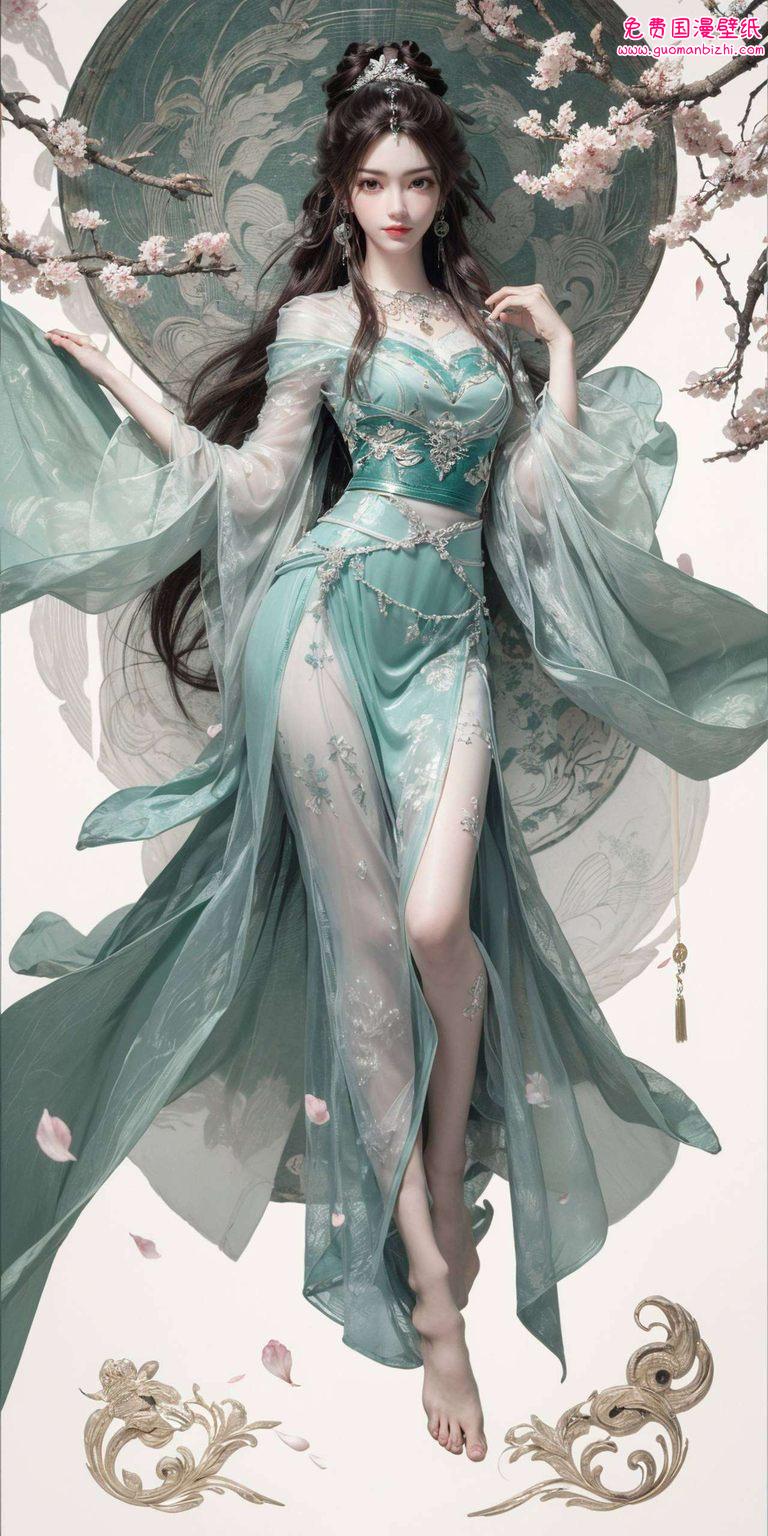 她那容颜犹如完美世界的仙子保准你每次解锁都觉得自己穿越到了玄幻世界