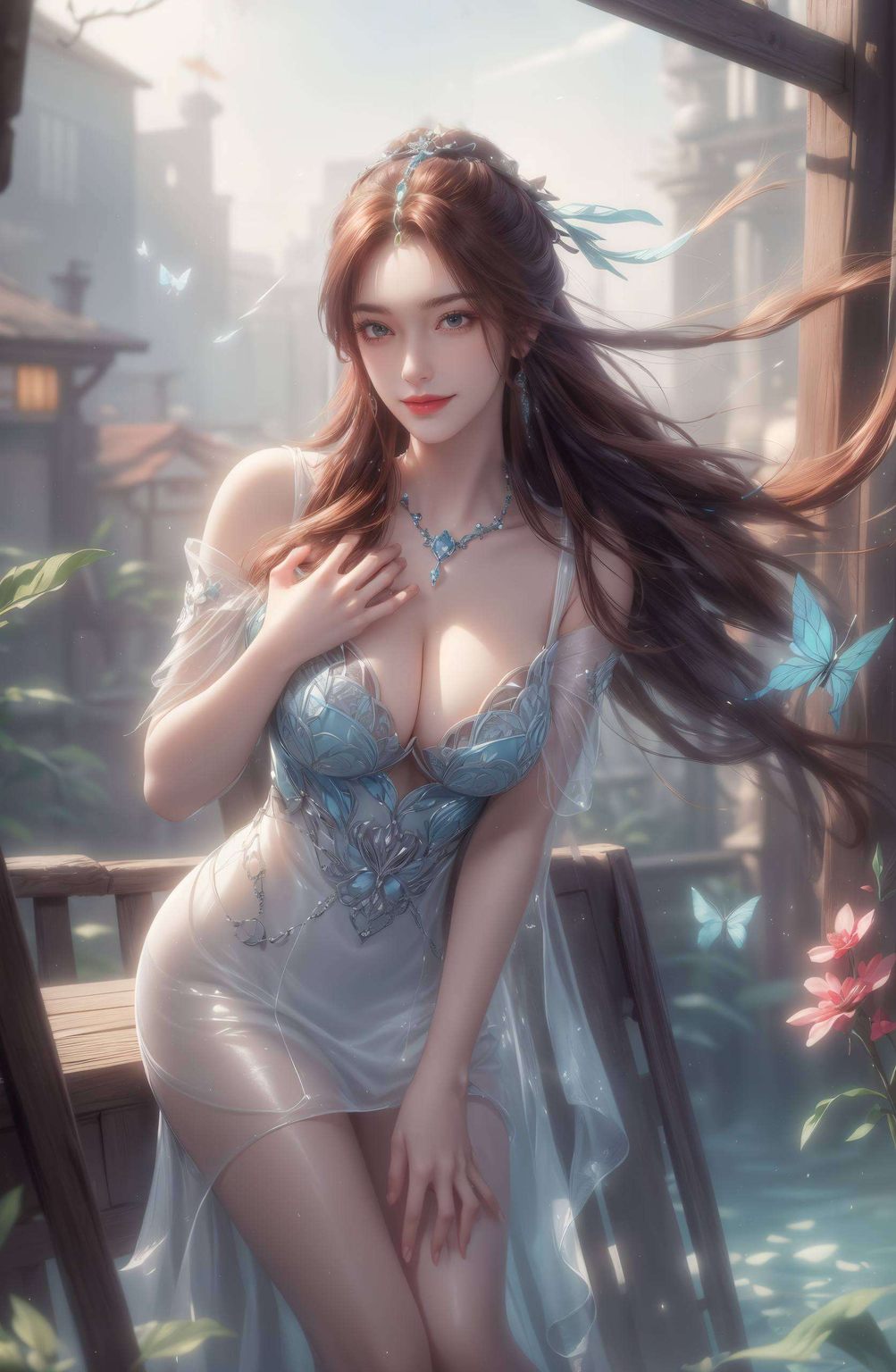 小心别被她的美貌迷得神魂颠倒哟！一张叶倾仙高清电脑壁纸