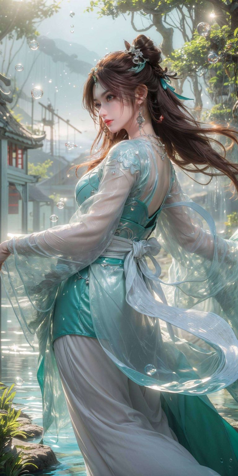 叶倾仙的倩影翩翩起舞她的每一次微笑