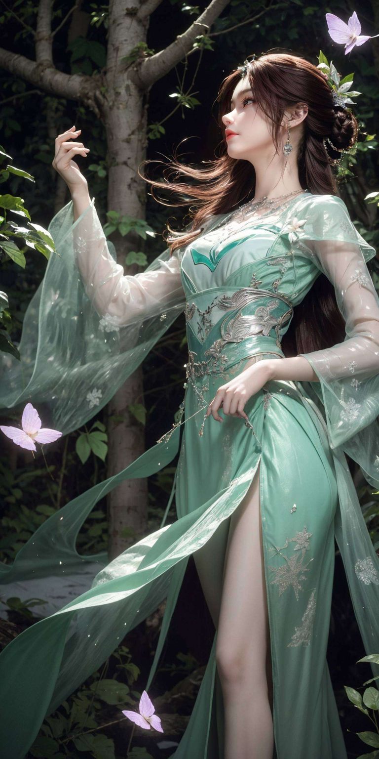 都能让人领略到国漫女神的独特韵味都如同壁画中走出的古典美女