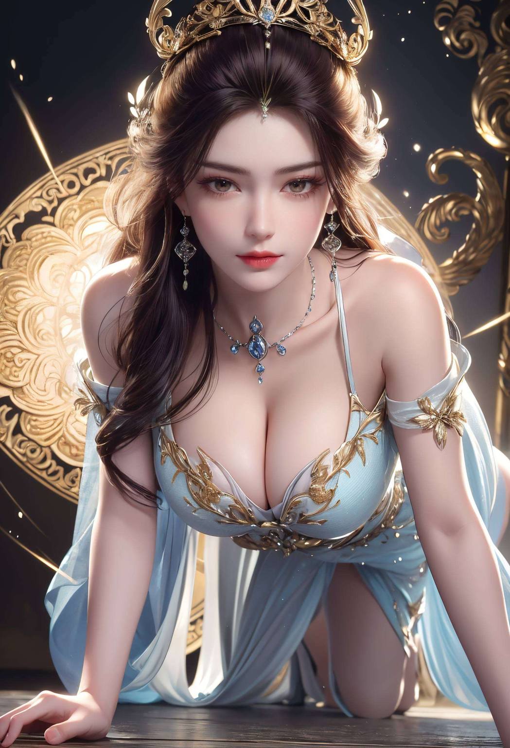 简直能让人瞬间陷入梦幻般的完美世界那优雅的身姿、绝美的容颜