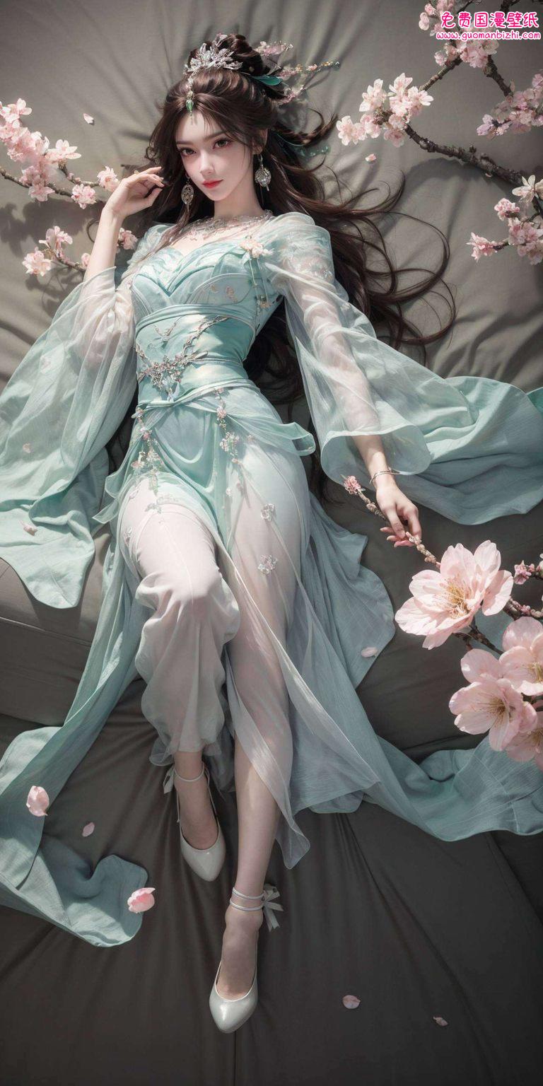 现在她是完美世界中的仙子