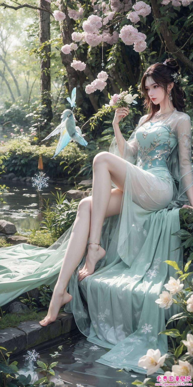在这炫彩壁纸的世界里这位国漫女神