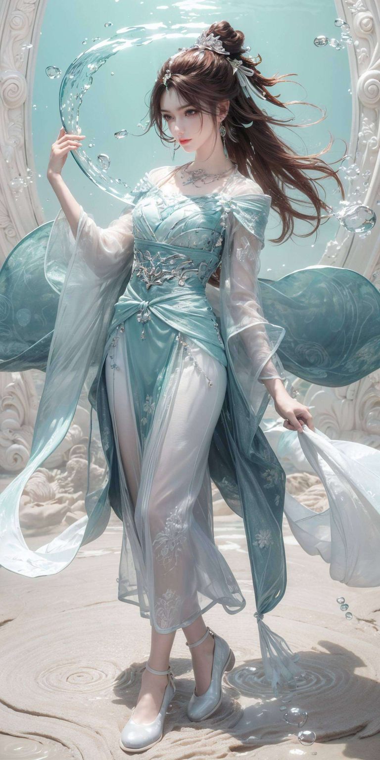这位翩翩起舞的国漫女神都是对美的一种感悟