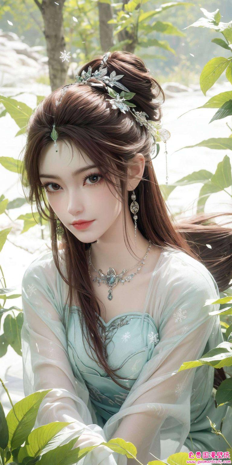 尘世壁画以其国漫女神之姿