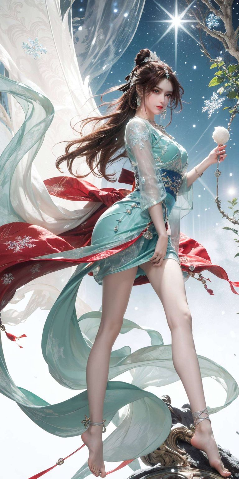 在绚烂的动漫世界中仿佛是完美世界的一抹温柔剪影
