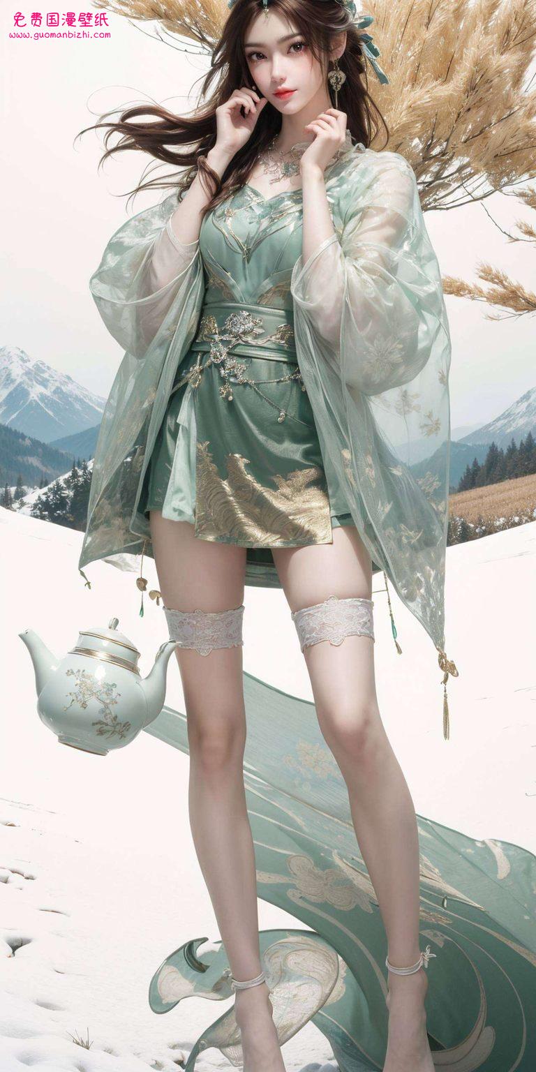动漫壁纸亦不乏玄幻元素宛若凌波微步