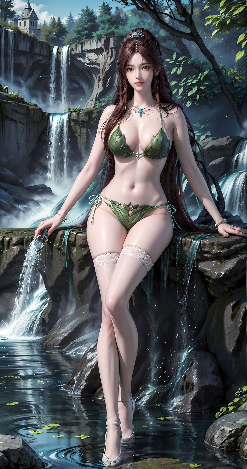 如同完美世界中的一抹绚烂色彩尽显国漫美女的灵动与娇美