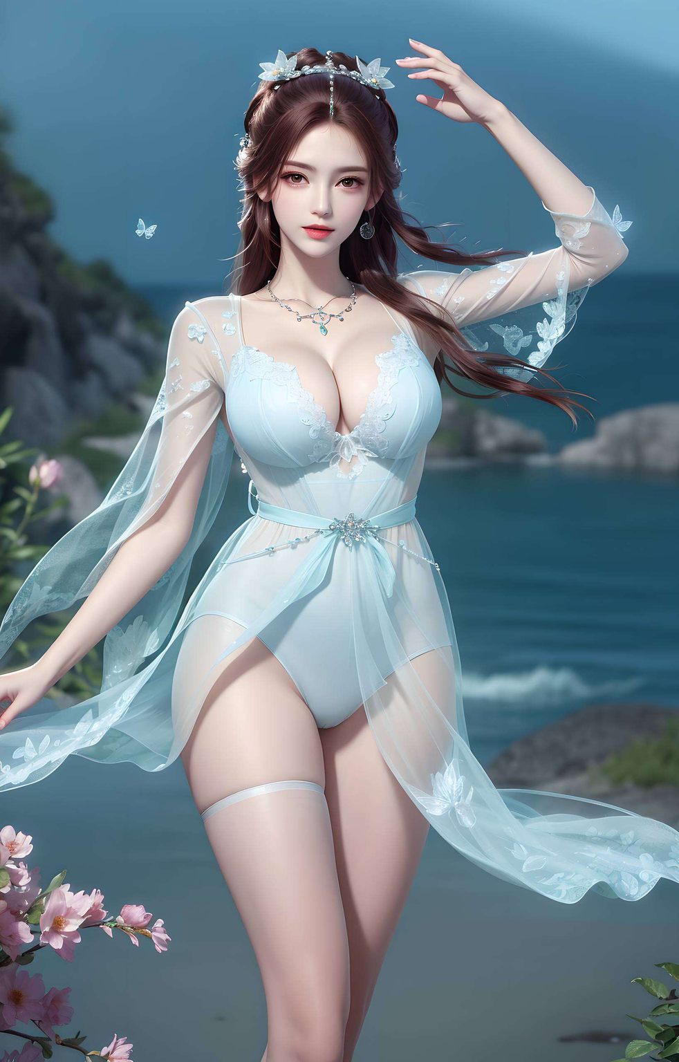 将那份玄幻与唯美仿佛能听见她们心底的的呢喃