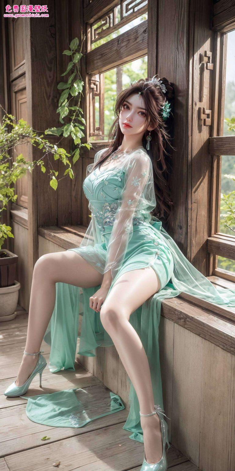 动漫中的美好瞬间仿佛能定格时光飘逸在完美的国漫画卷上