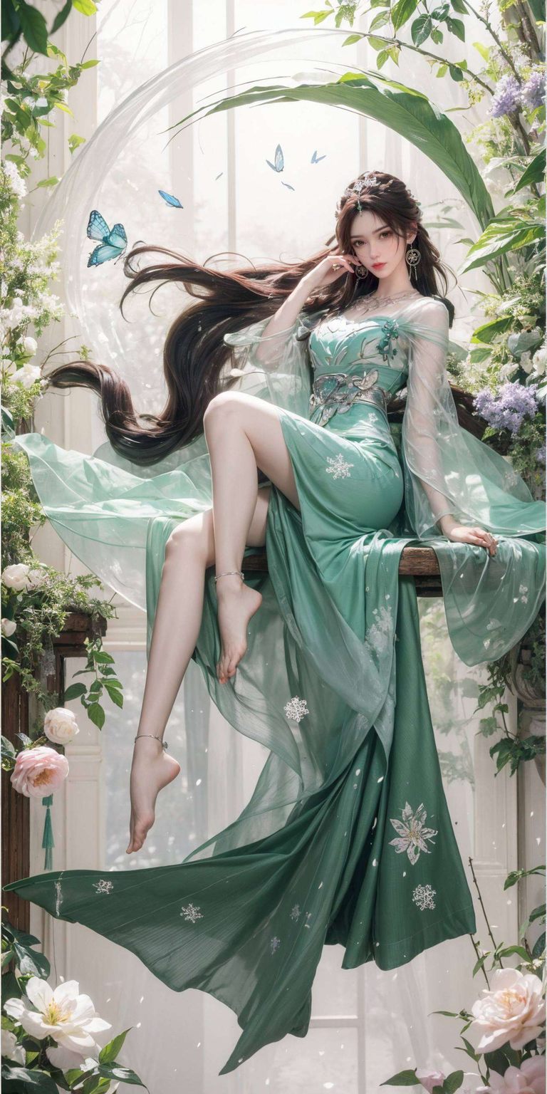 翩翩舞于壁纸之间其美如图画