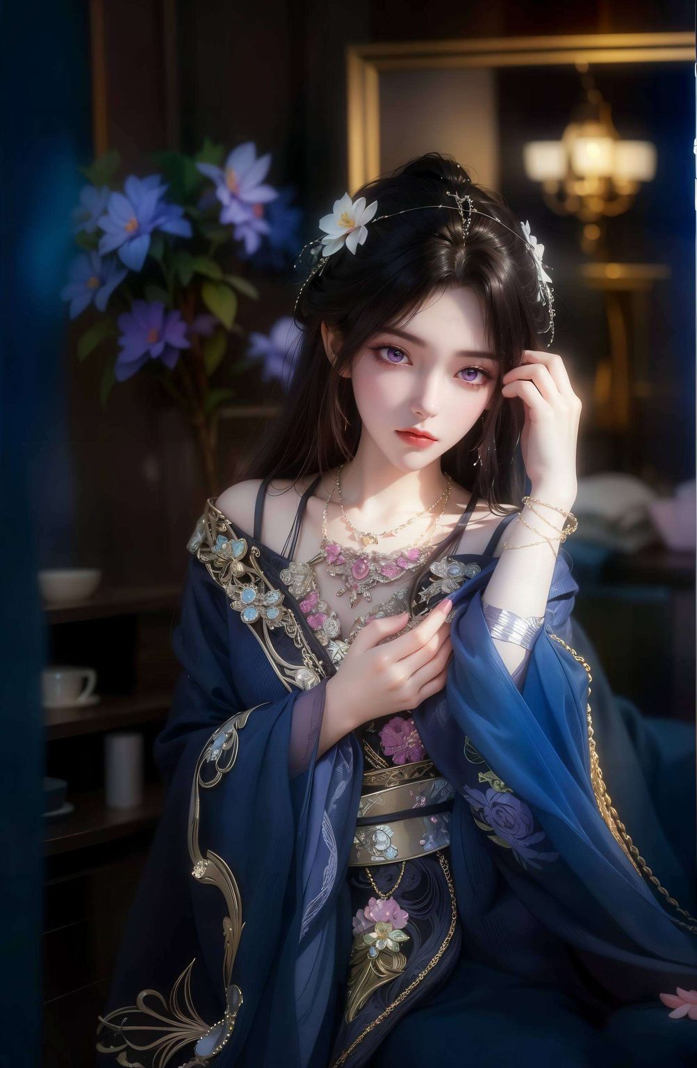 这款动态壁纸将带你领略国漫女神的绝世风华都将让你的手机屏幕熠熠生辉