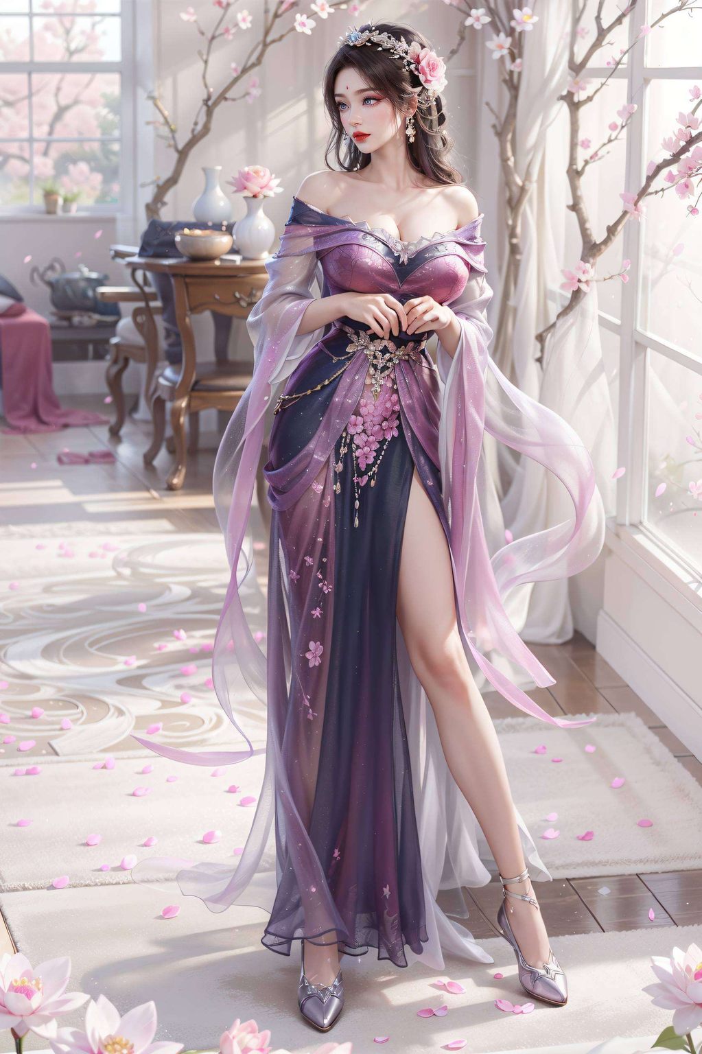 哎呀今天给大家带来的是一组绝美的月婵壁纸