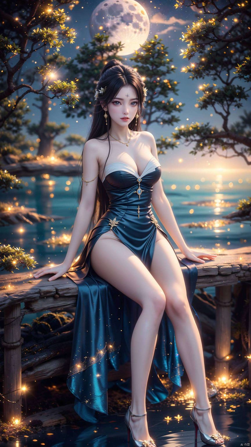 那抹静谧的月光下还是日常生活的点缀