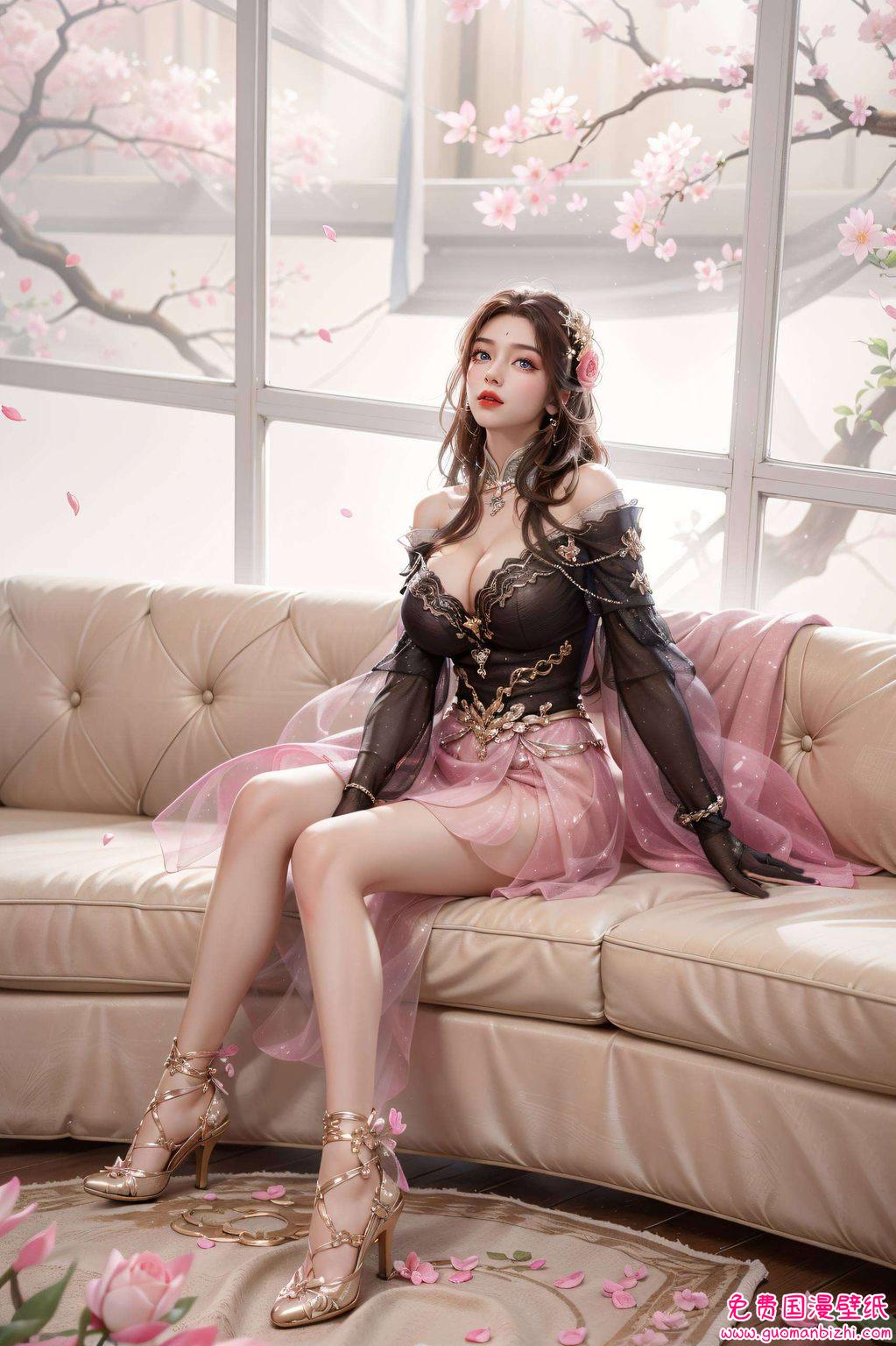 她的每一次转身都是国漫美女的灵动展现