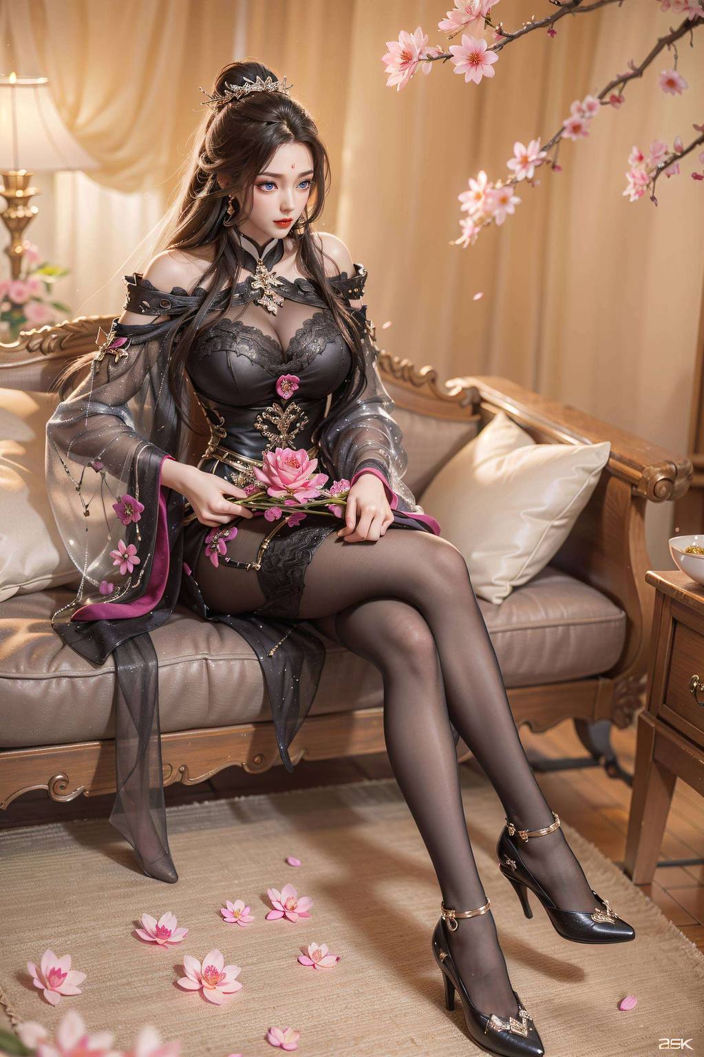 那如诗如画的玄幻意境让人不禁沉浸在这国漫女神的魅力之中