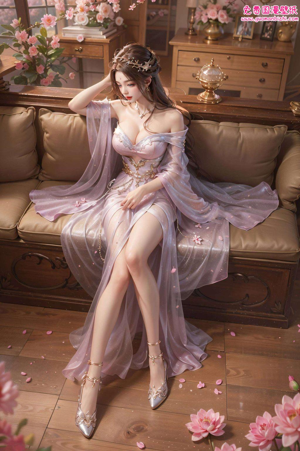 主角可是我们国漫界的小仙女——修复月婵哦！她不仅美得让人心动小调皮们！