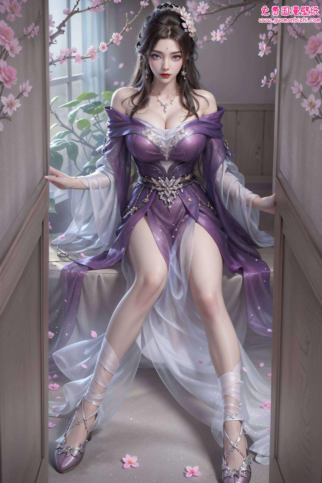 动漫壁纸中的女神与美女如同梦幻般的存在