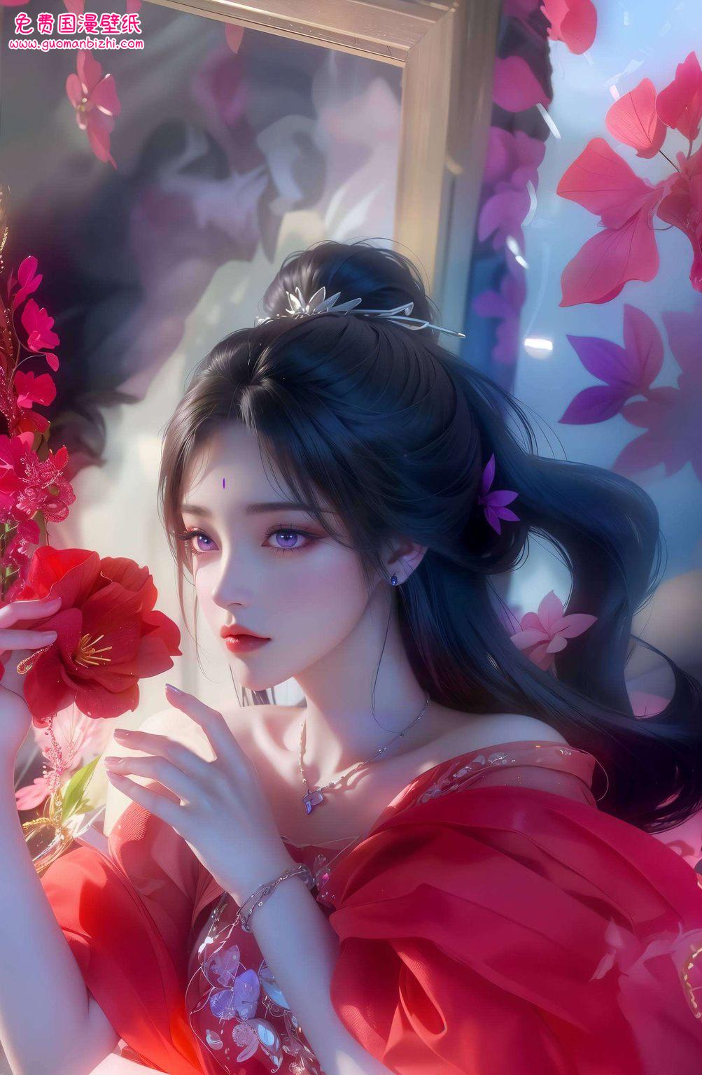 把国漫女神带回家让你的ipad桌面瞬间变身玄幻仙境！😍💖#国漫女神# #完美世界壁纸# #小可爱必备#