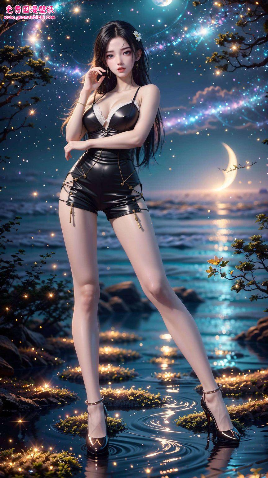古风壁纸中的女月婵她那高清的倩影仿佛从完美世界走来