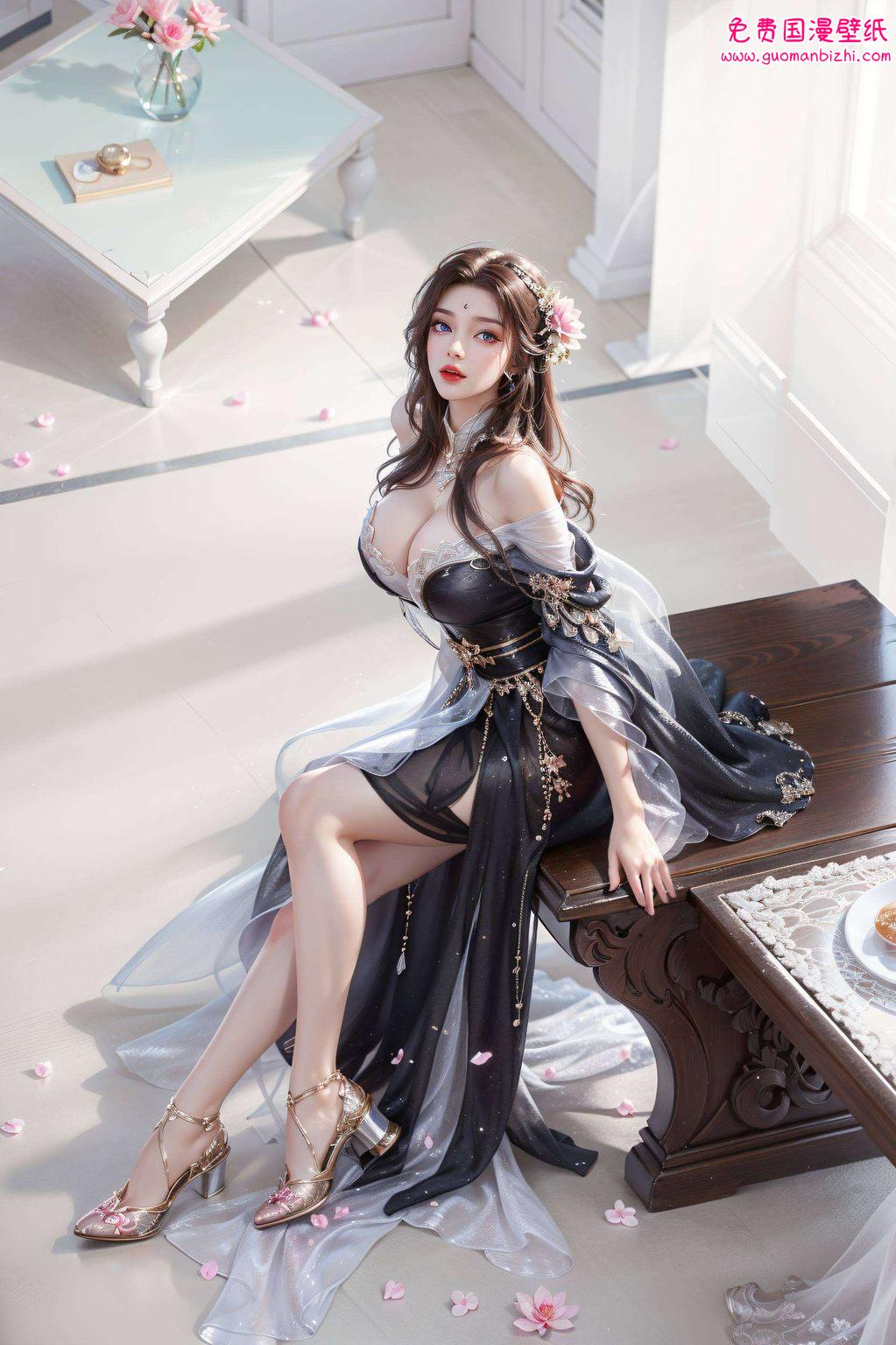 国漫女神们纷纷亮相小调皮地眨巴着眼睛