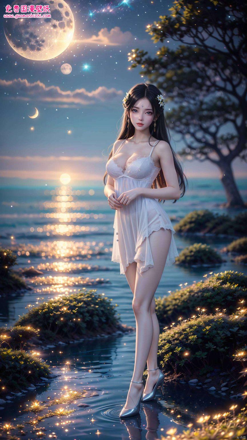 每一次手机锁屏她是那国漫中的一抹亮色