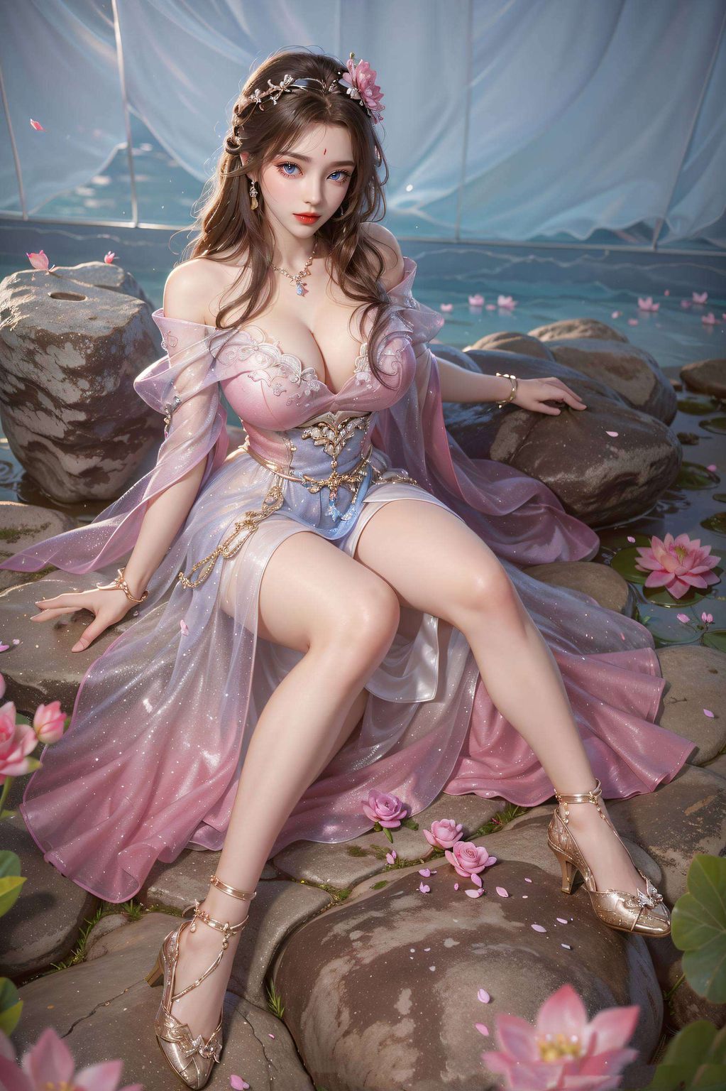 月婵如一抹清辉在完美世界的绚烂画卷中