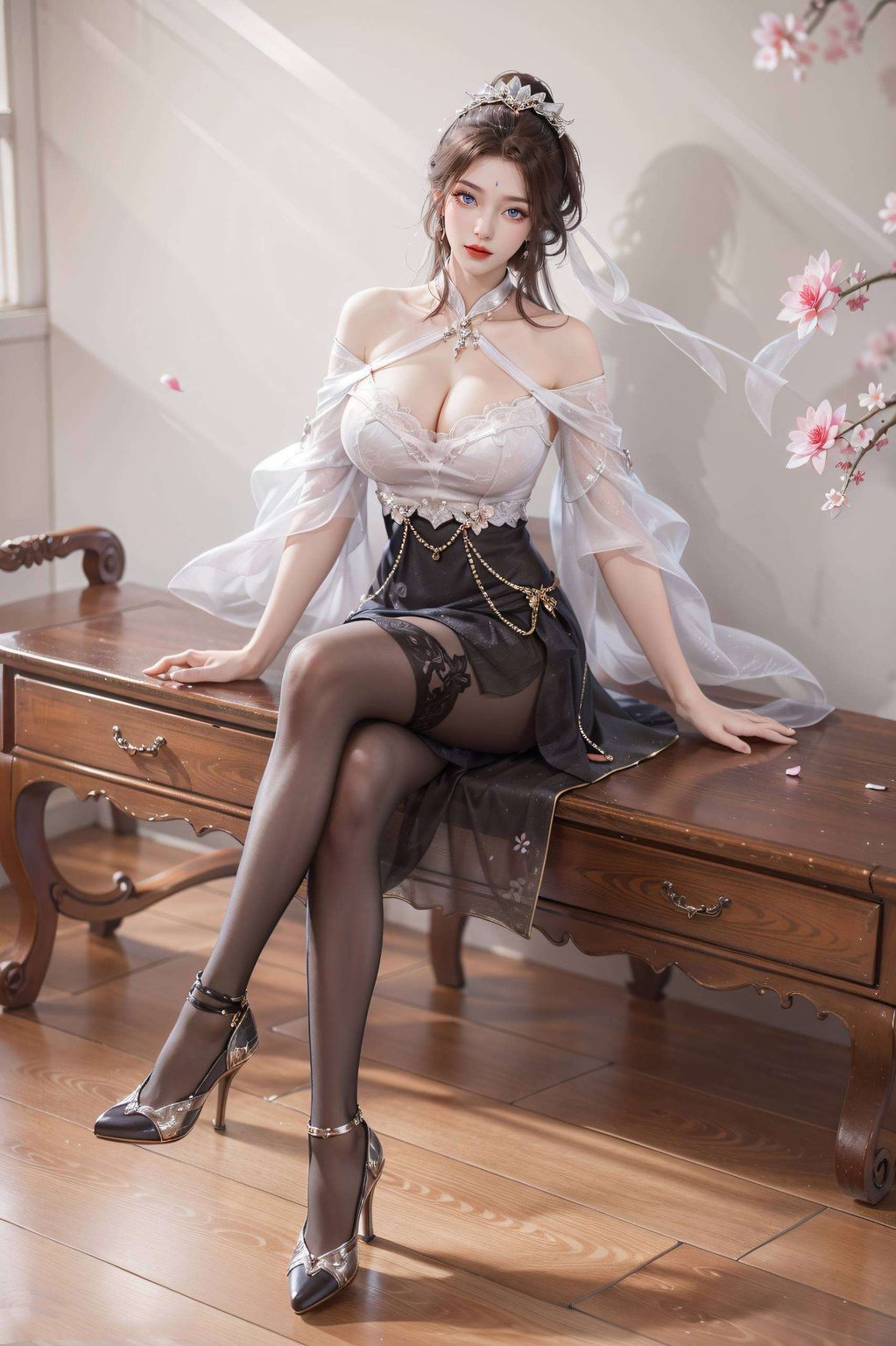 易容之术令人惊叹；又有《完美世界》之壁纸月婵皎洁