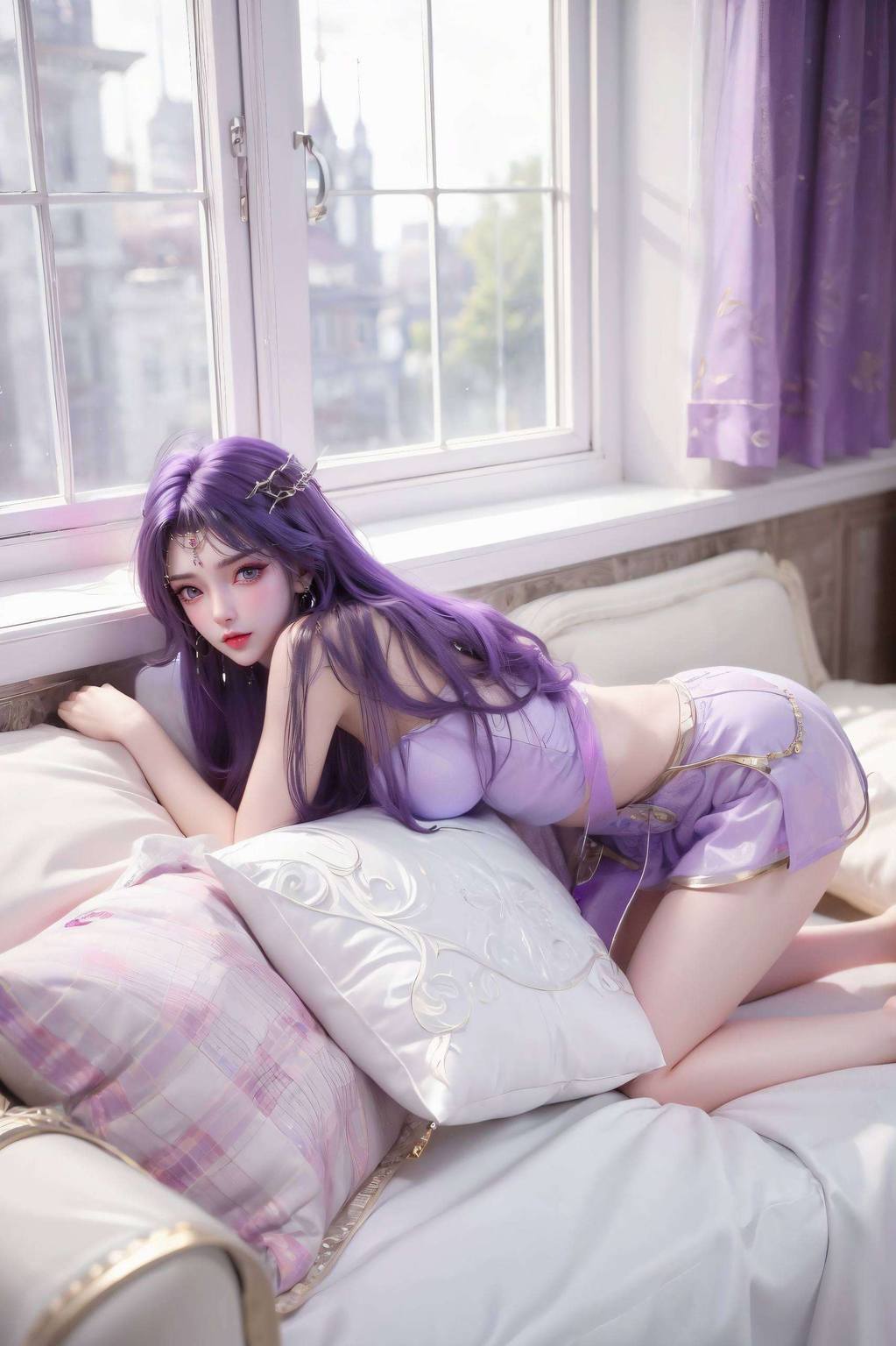 以她的柔美风华国漫女神云曦