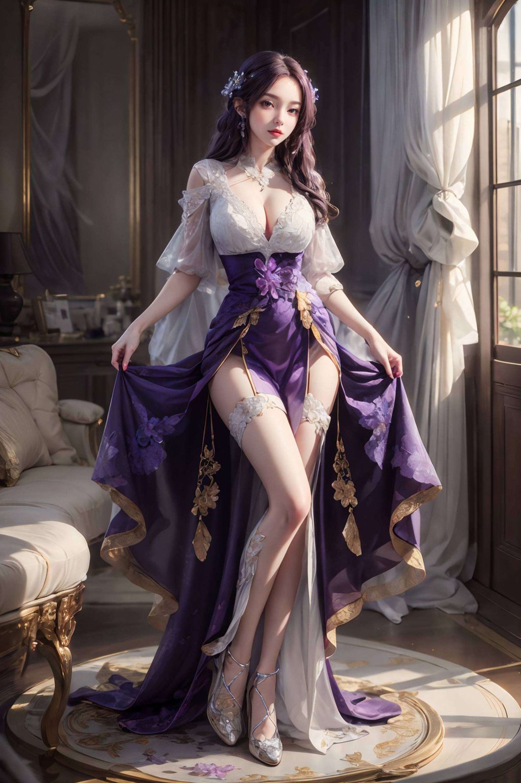 这幅艺术壁纸以完美世界中的国漫女神云曦为灵感每一帧都仿佛在诉说着一个古老而神秘的故事