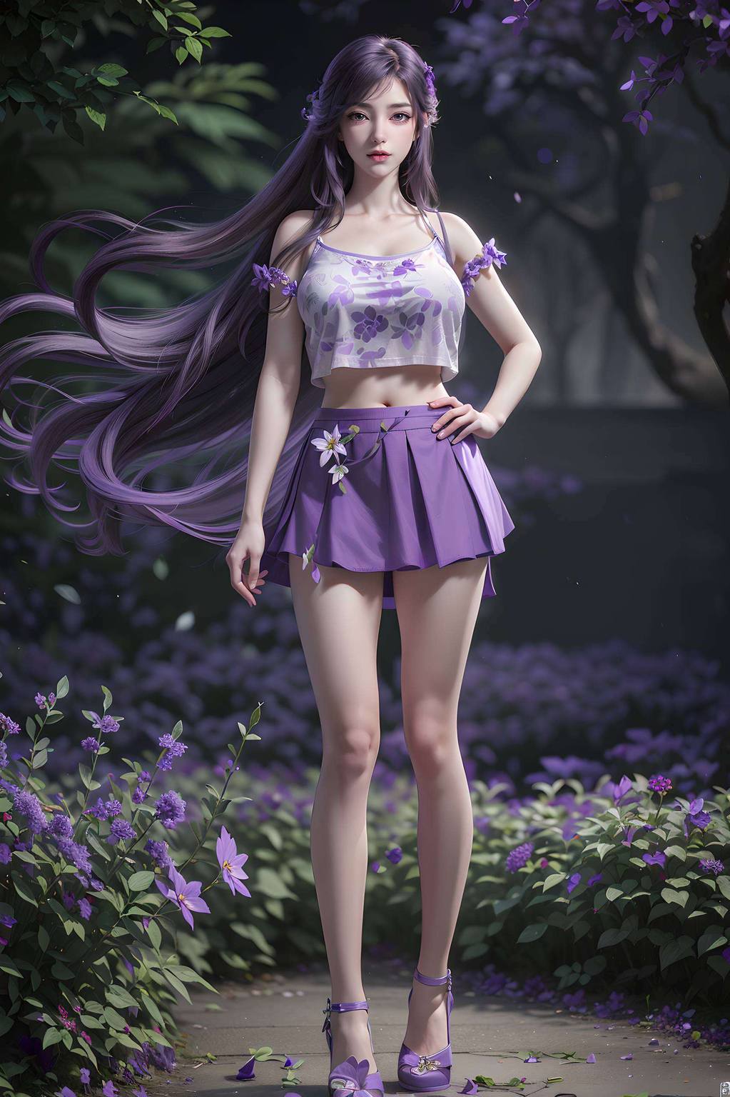 这款壁纸融合了完美世界壁纸的精髓展现了她那令人惊艳的美丽与玄幻气息