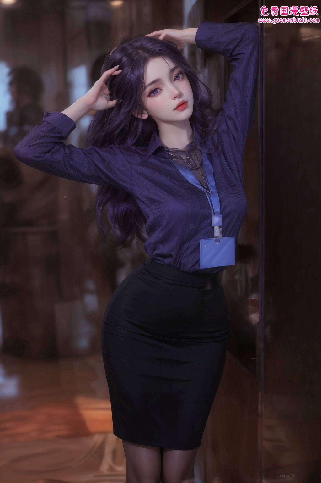 动漫美女的清新之韵国漫女神的灵动之美