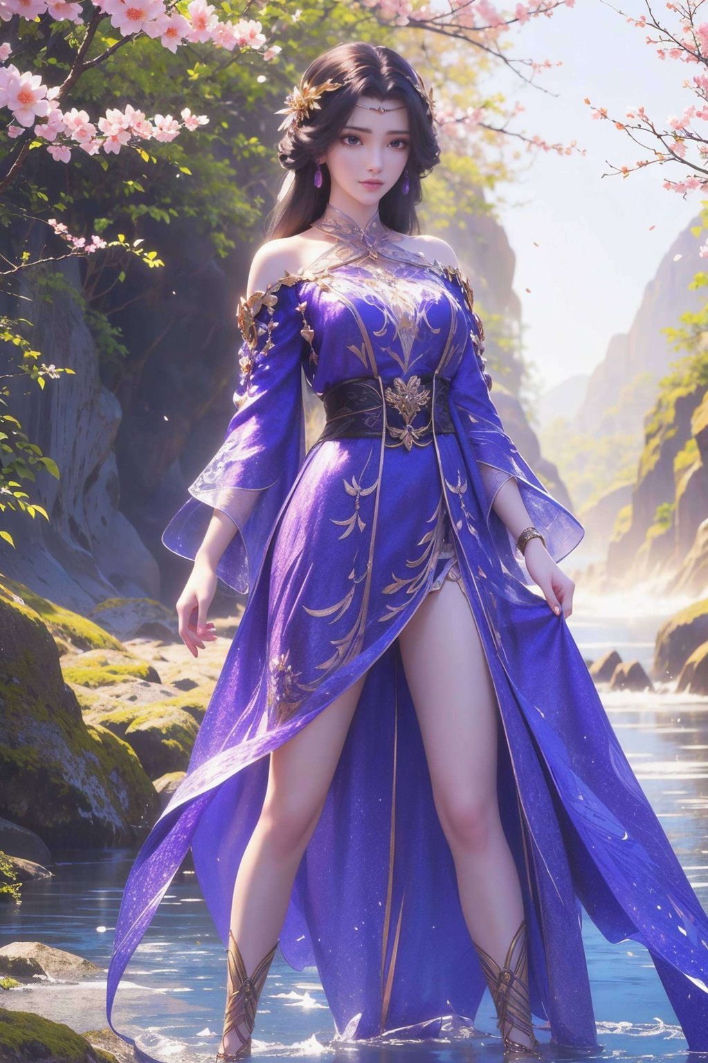 这些壁纸不仅展现了她的灵动与优雅更注入了玄幻的神秘魅力